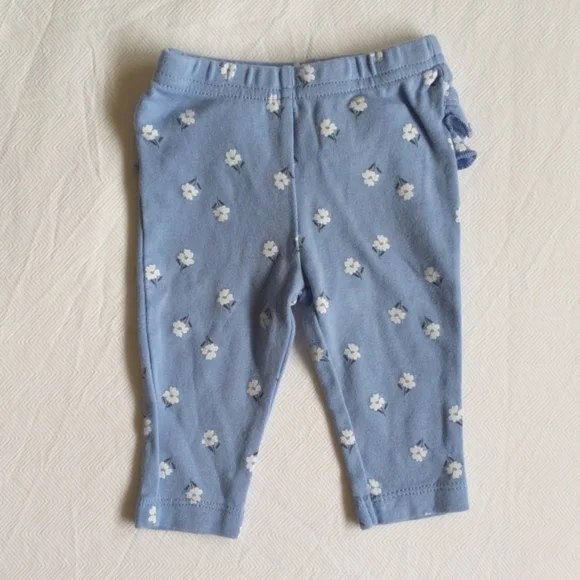 mixed brands 3-pack ruffle leggings bundle 3 months baby girl - Picture 6 of 12